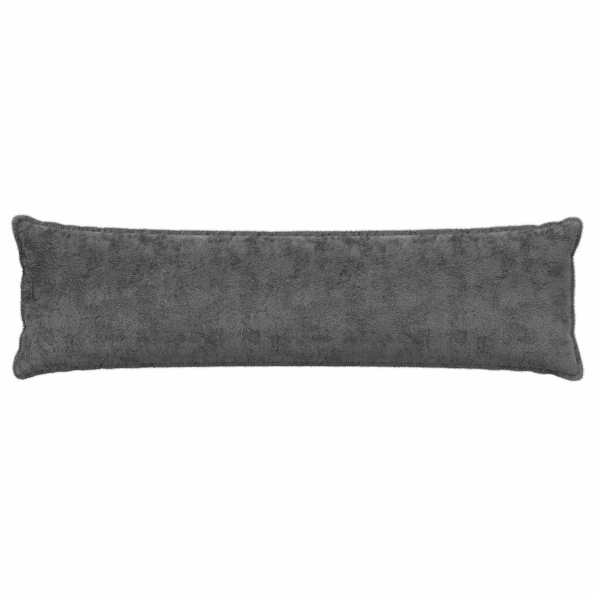 Cushion Cover HOUTEN Dark Grey 40 x 145 cm Faux Rabbit Fur