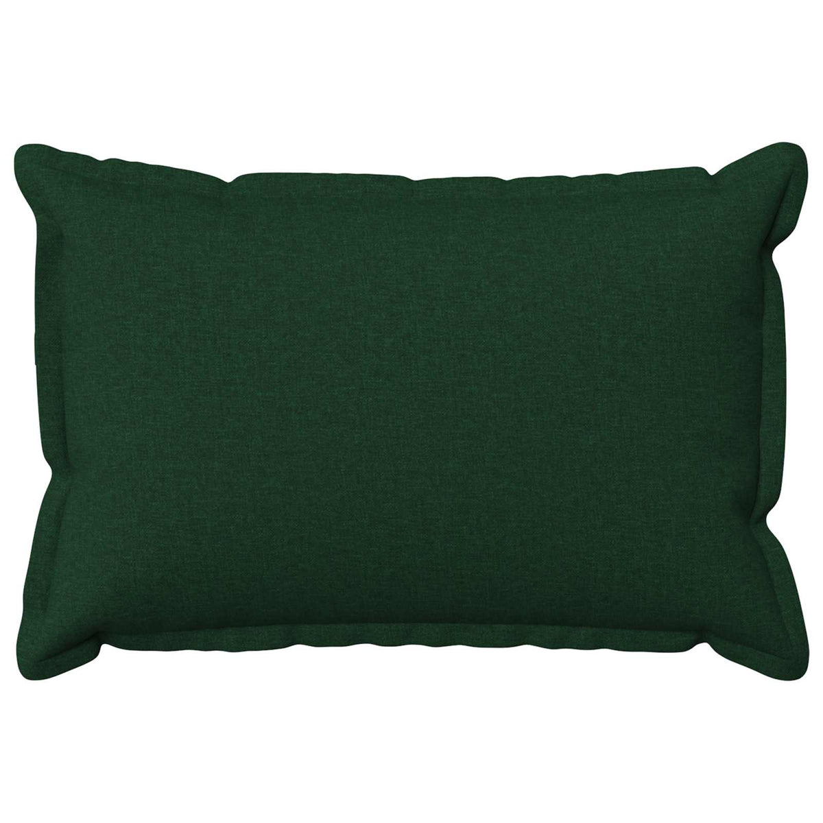 Cushion Cover 6 pcs HOUTEN Dark Green 40 x 60 cm Faux Linen