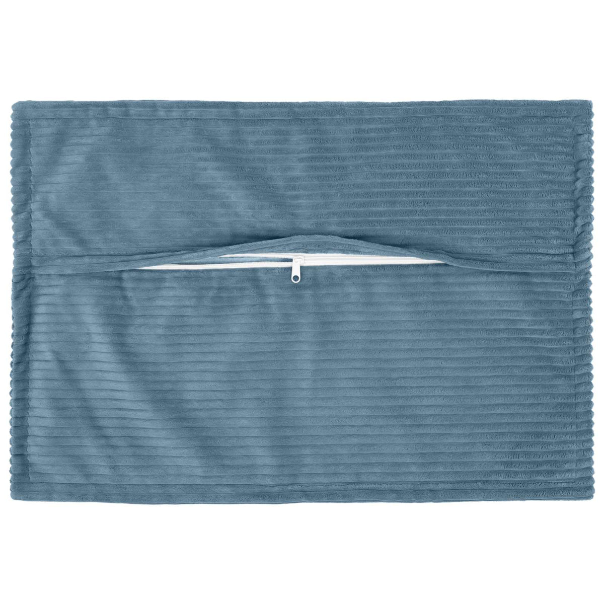 Cushion Cover 2 pcs HOUTEN Blue 40 x 60 cm Corduroy