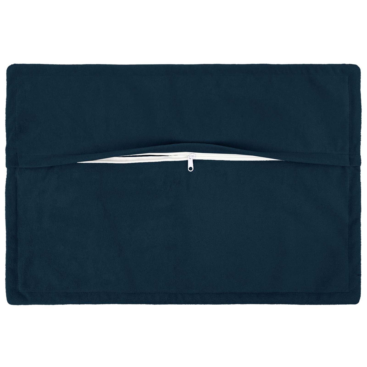 Cushion Cover 2 pcs HOUTEN Blue 40 x 60 cm Microfiber Fleece