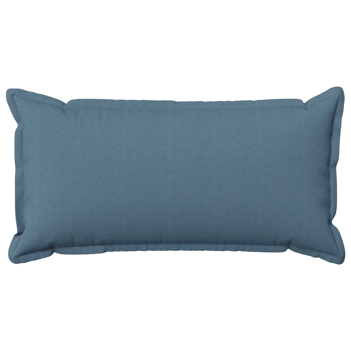 Cushion Cover 2 pcs HOUTEN Jeans Blue 40 x 70 cm Faux Linen