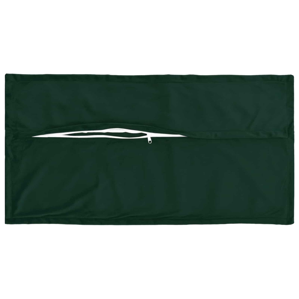 Cushion Cover 2 pcs HOUTEN Dark Green 40 x 70 cm Velvet