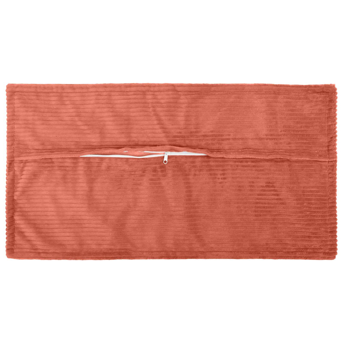 Cushion Cover 6 pcs HOUTEN Red Orange 40 x 70 cm Corduroy