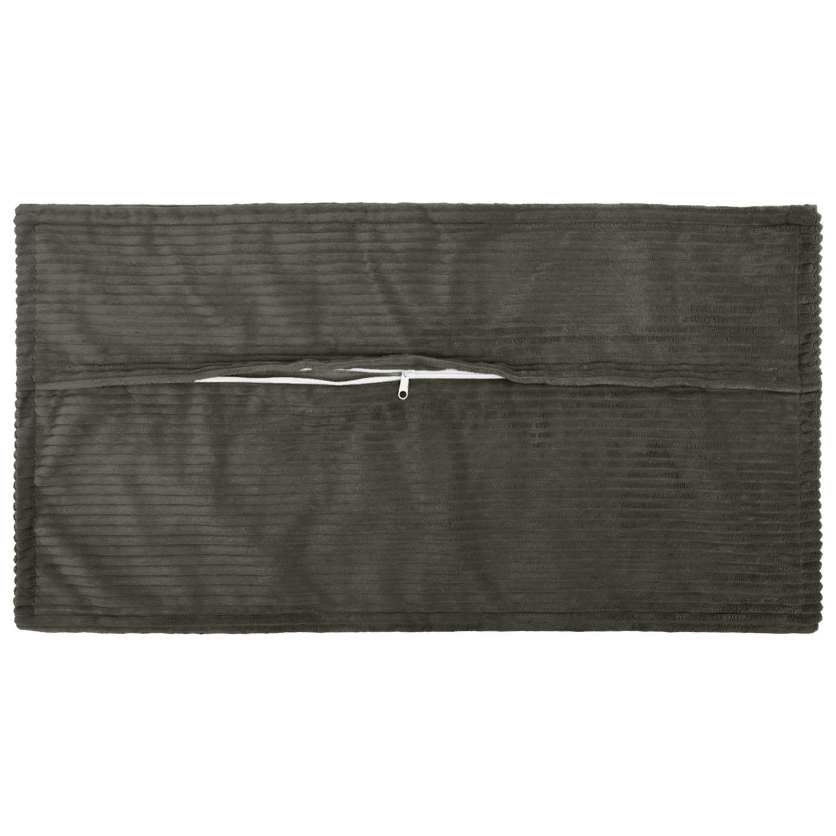 Cushion Cover 6 pcs HOUTEN Anthracite 40 x 70 cm Corduroy