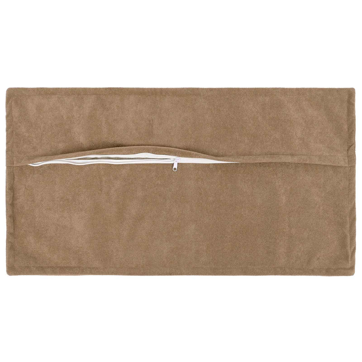 Cushion Cover 2 pcs HOUTEN Taupe 40 x 70 cm Microfiber Fleece