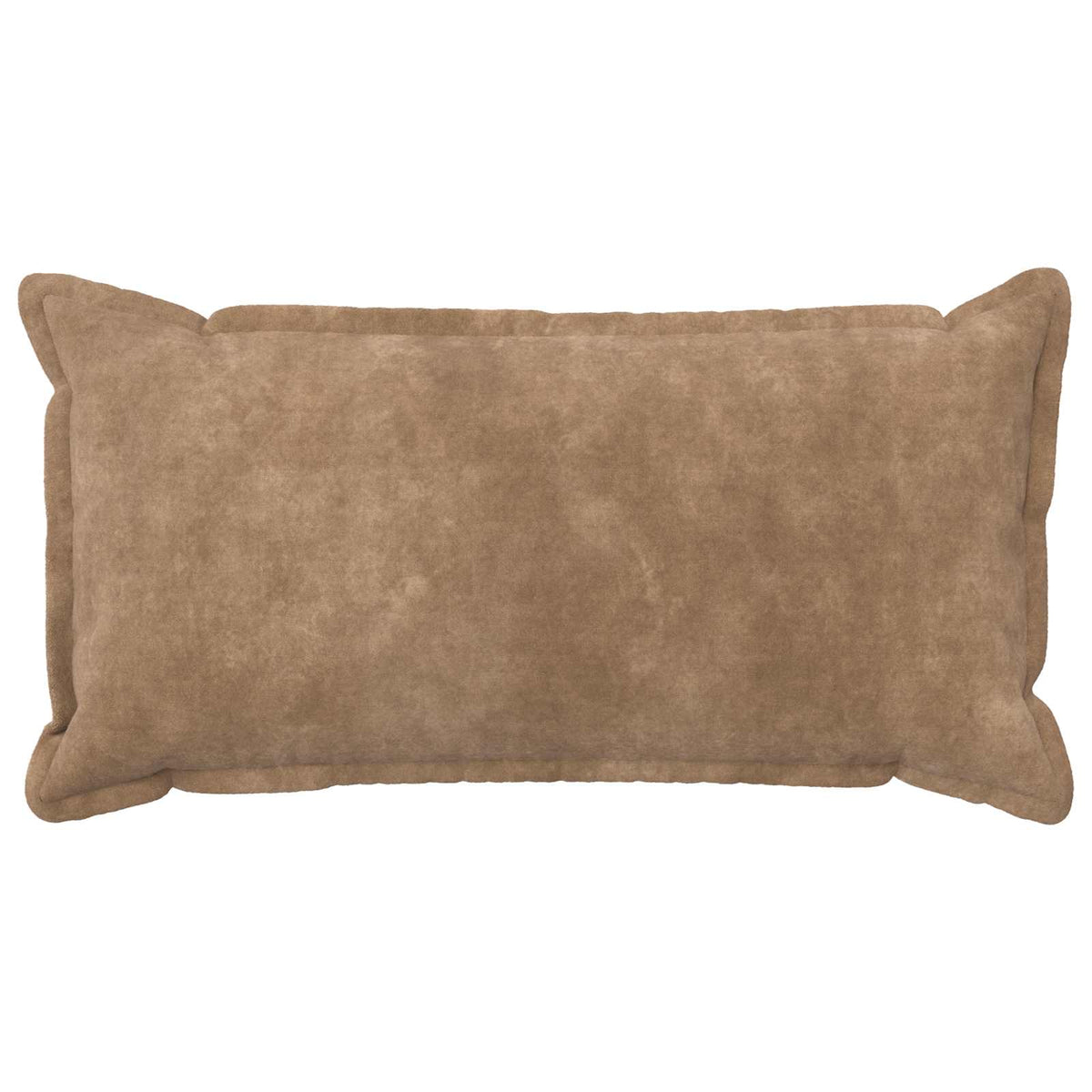 Cushion Cover 2 pcs HOUTEN Taupe 40 x 70 cm Microfiber Fleece