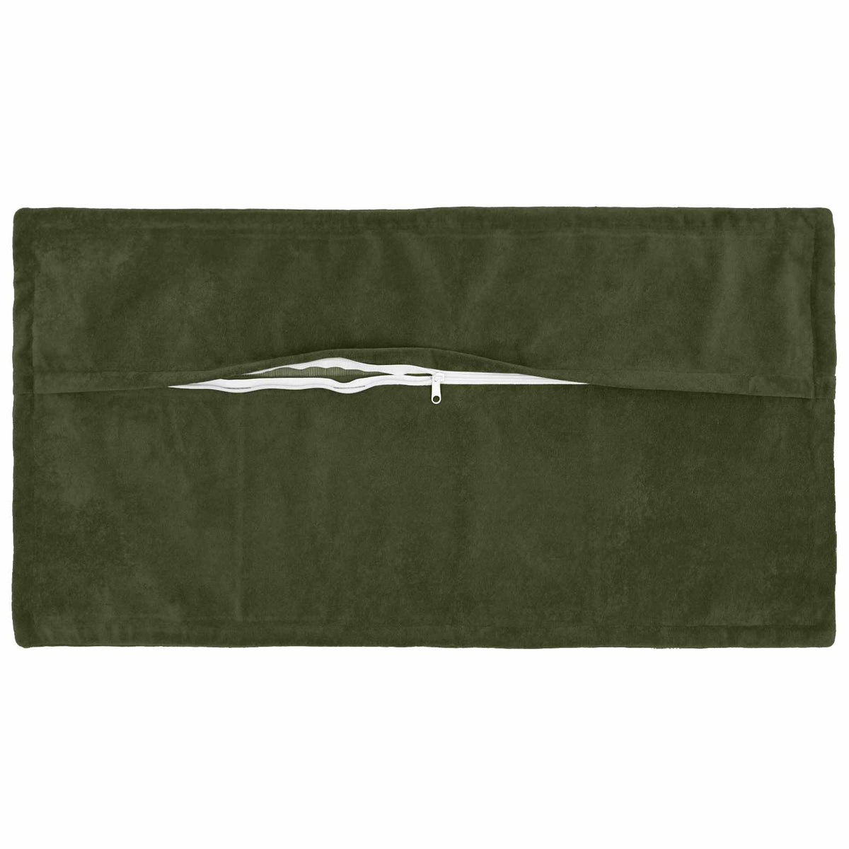 Cushion Cover 2 pcs HOUTEN Green 40 x 70 cm Microfiber Fleece