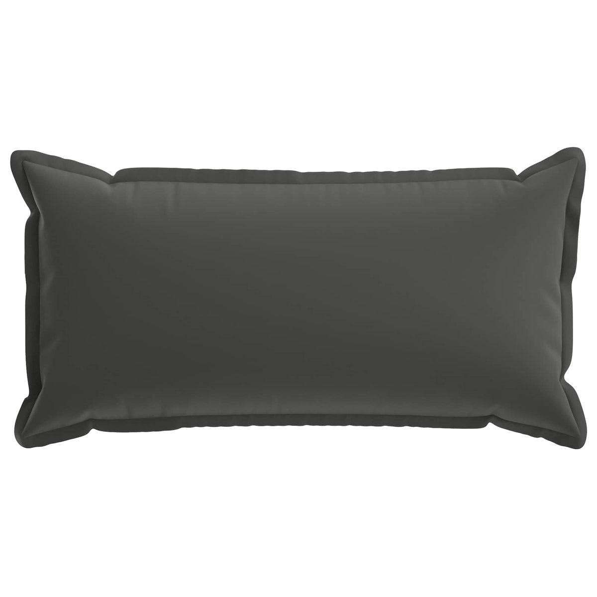 Cushion Cover 2 pcs HOUTEN Anthracite 40 x 70 cm Polyester