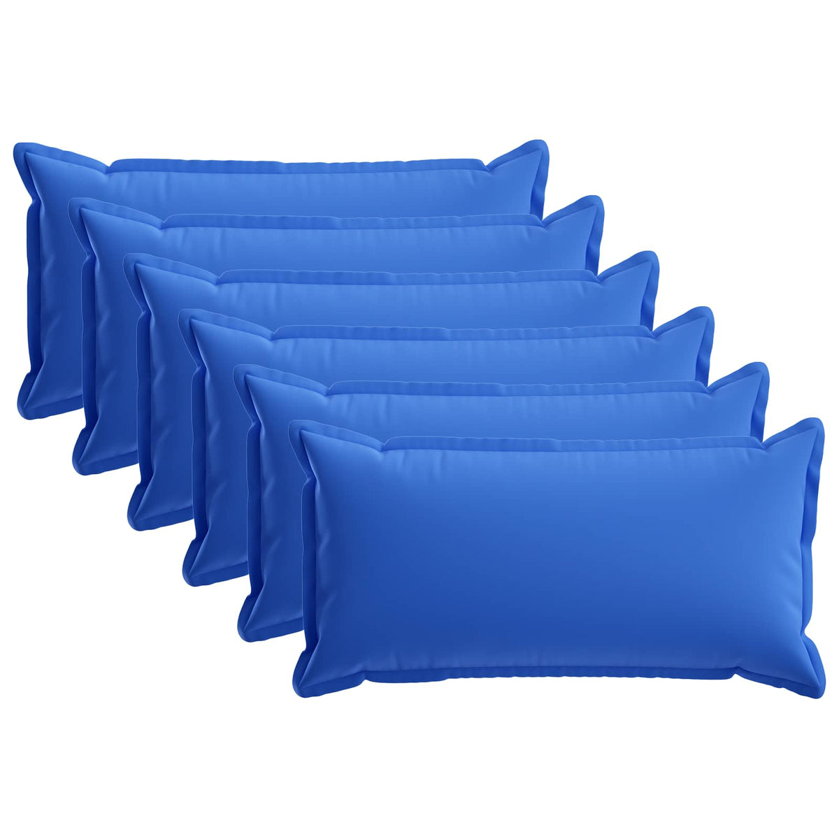 Cushion Cover 6 pcs HOUTEN Royal Blue 40 x 70 cm Polyester