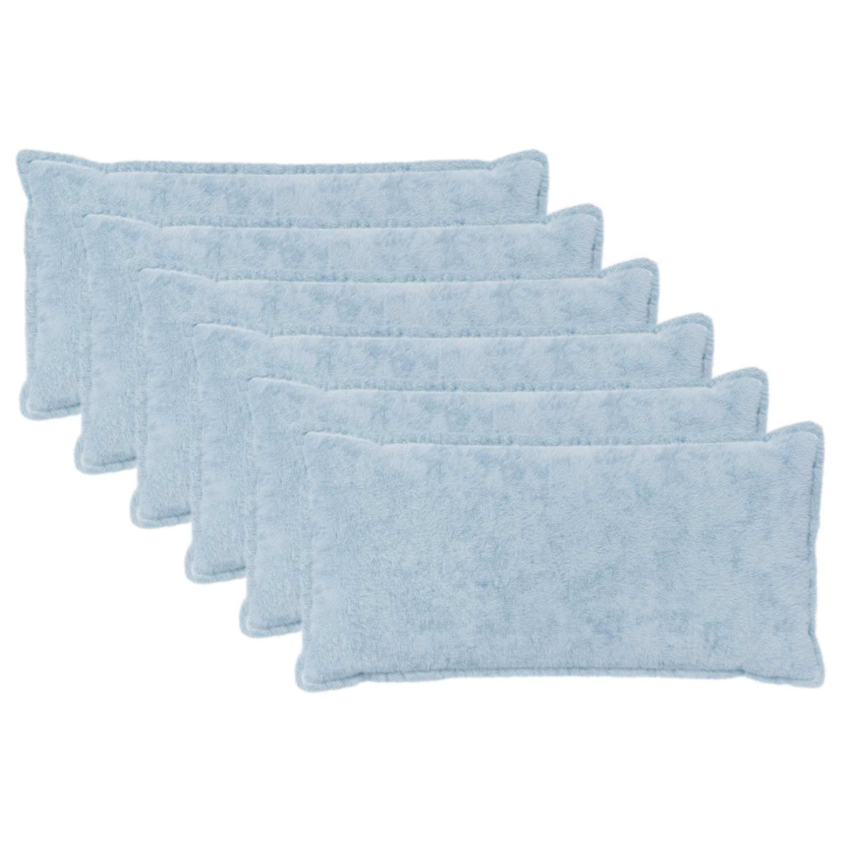 Cushion Cover 6 pcs HOUTEN Light Blue 40 x 70 cm