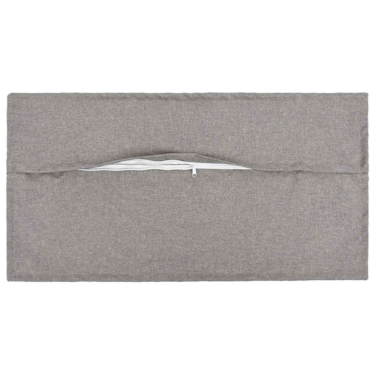 Cushion Cover 12 pcs HOUTEN Cloud Grey 40 x 80 cm Faux Linen