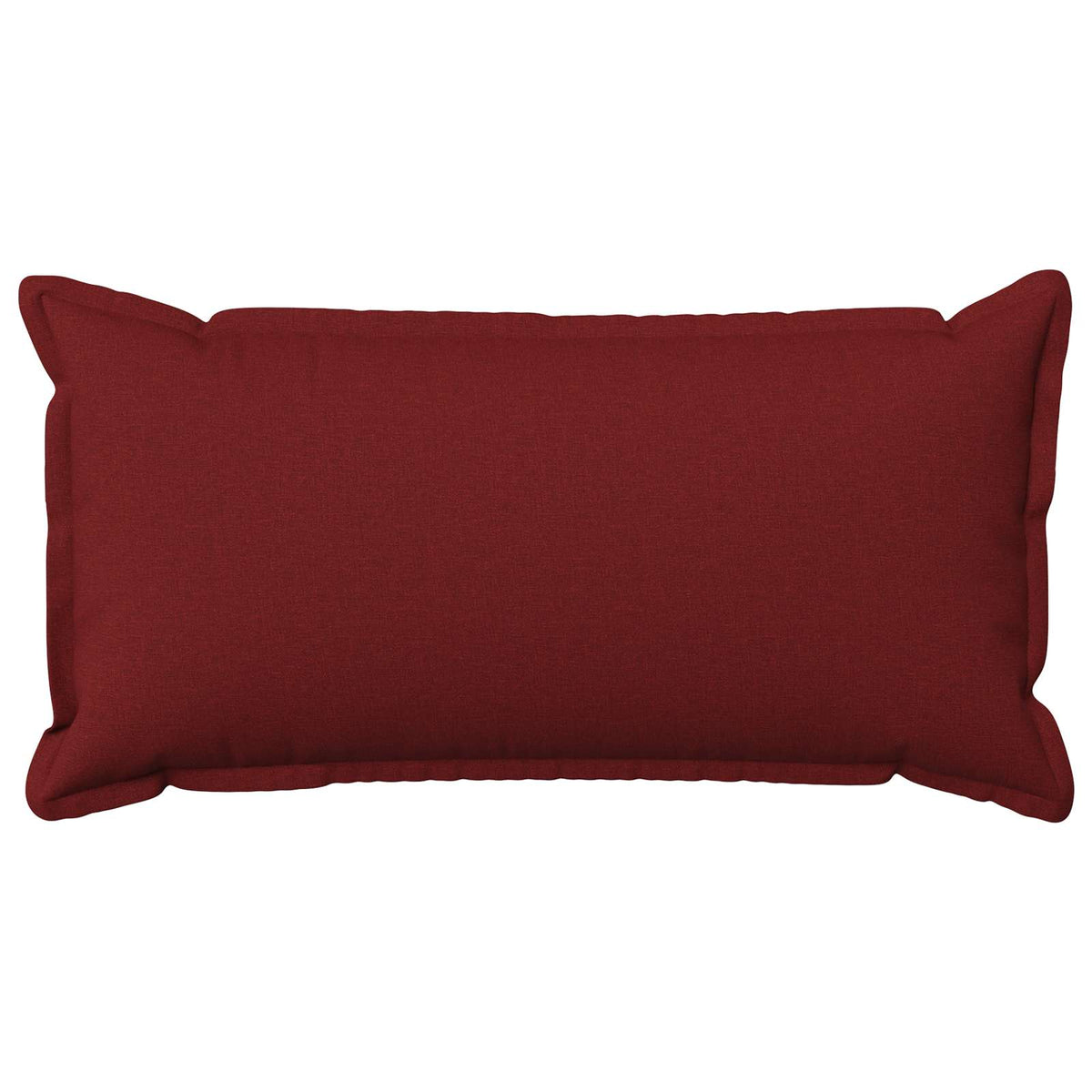 Cushion Cover 6 pcs HOUTEN Wine Red 40 x 80 cm Faux Linen