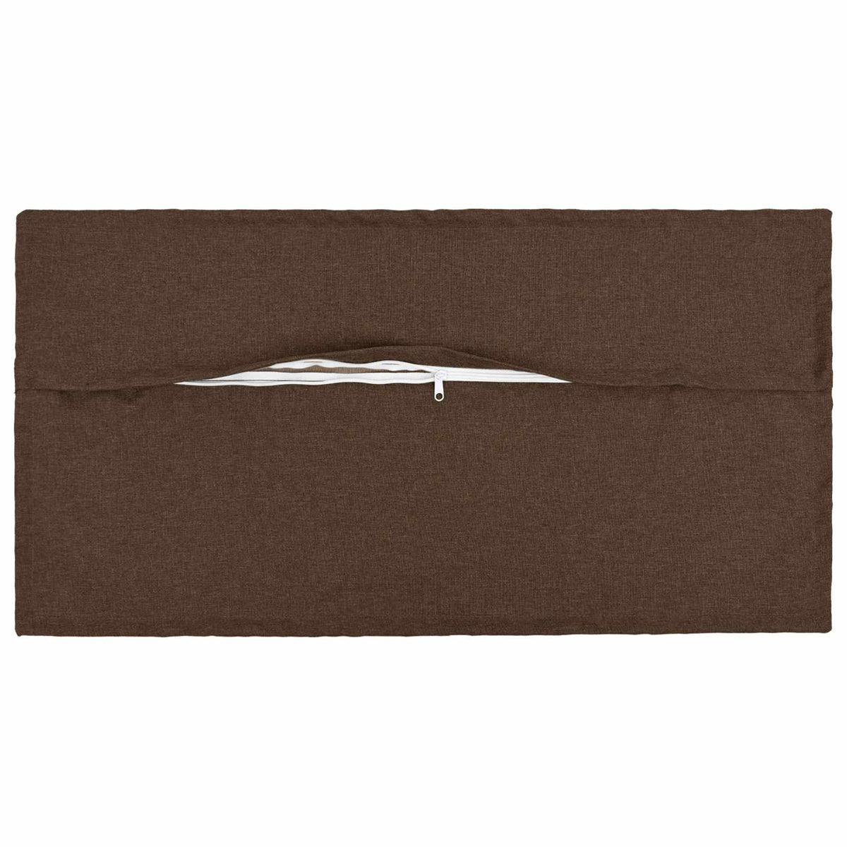 Cushion Cover 6 pcs HOUTEN Brown 40 x 80 cm Faux Linen