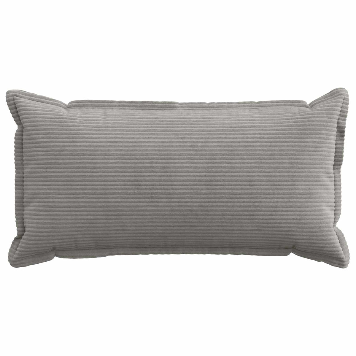 Cushion Cover 6 pcs HOUTEN Light Grey 40 x 80 cm Corduroy