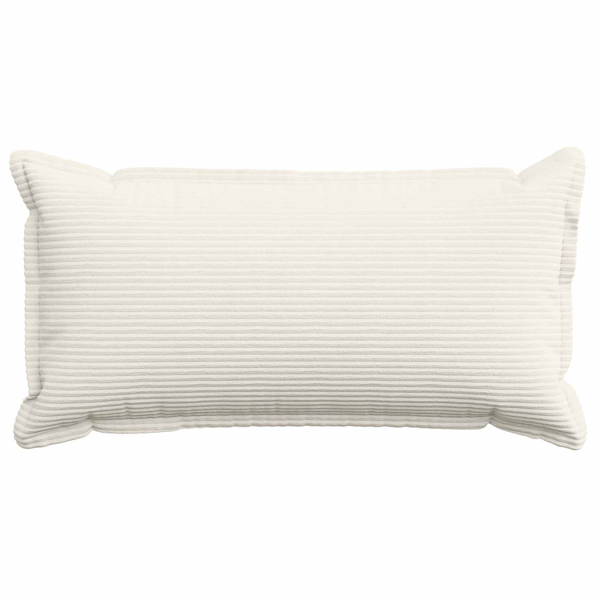 Cushion Cover 2 pcs HOUTEN Cream 40 x 80 cm Corduroy