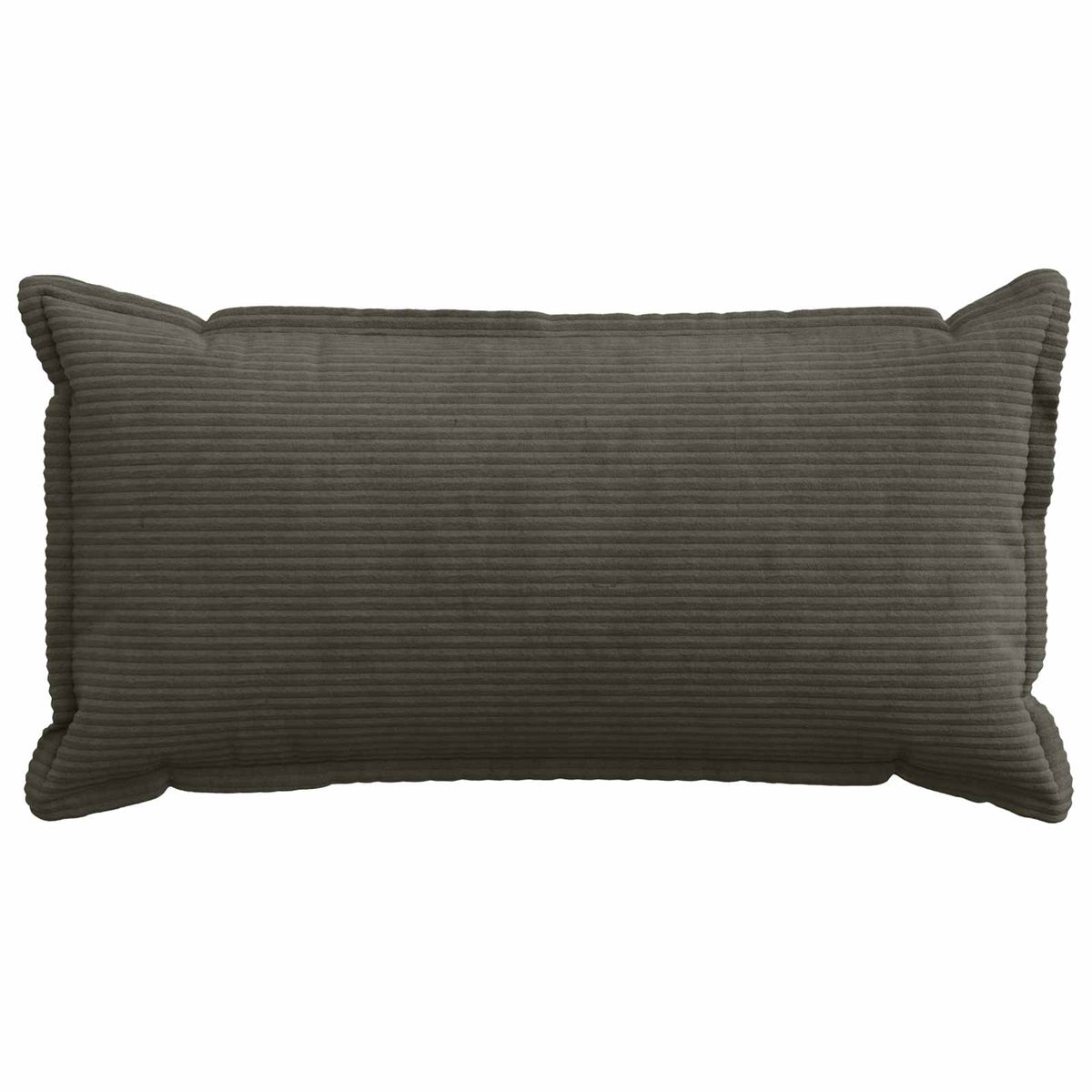 Cushion Cover 6 pcs HOUTEN Anthracite 40 x 80 cm Corduroy