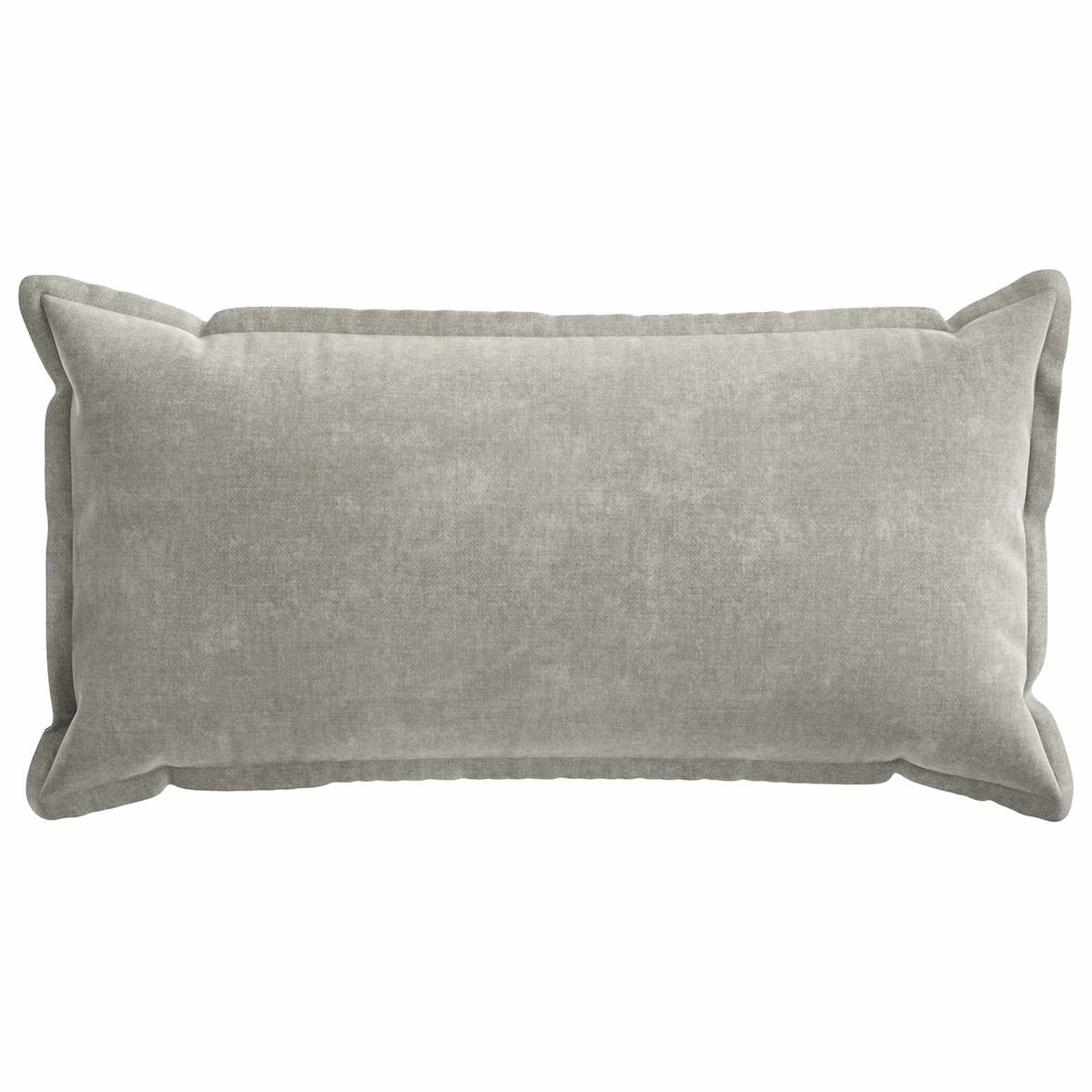 Cushion Cover 2 pcs HOUTEN Light Grey 40 x 80 cm