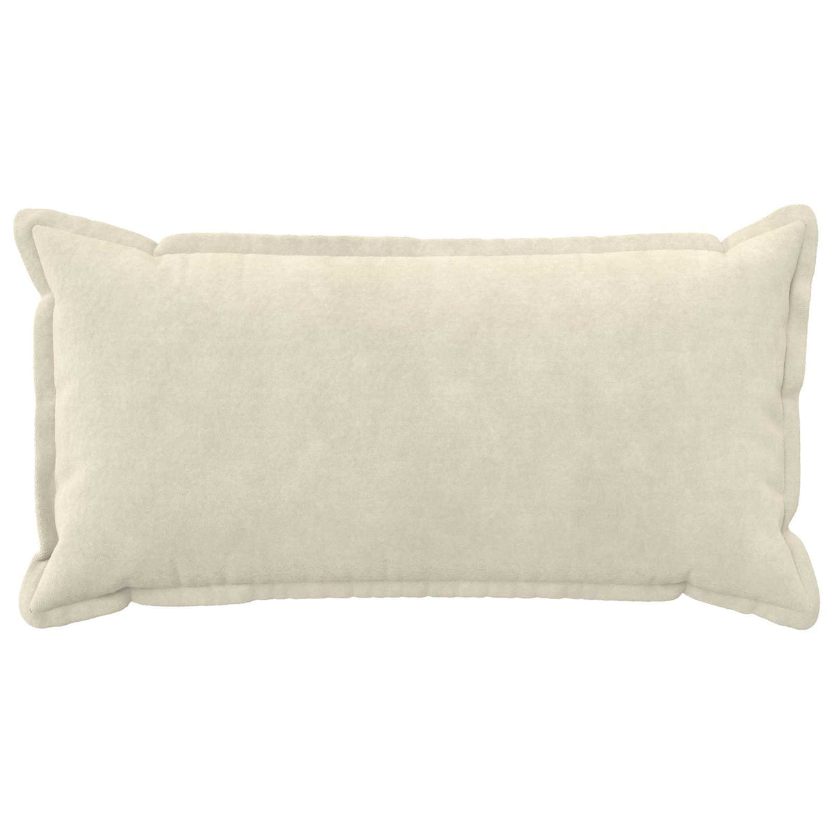 Cushion Cover 2 pcs HOUTEN Cream 40 x 80 cm Microfiber Fleece