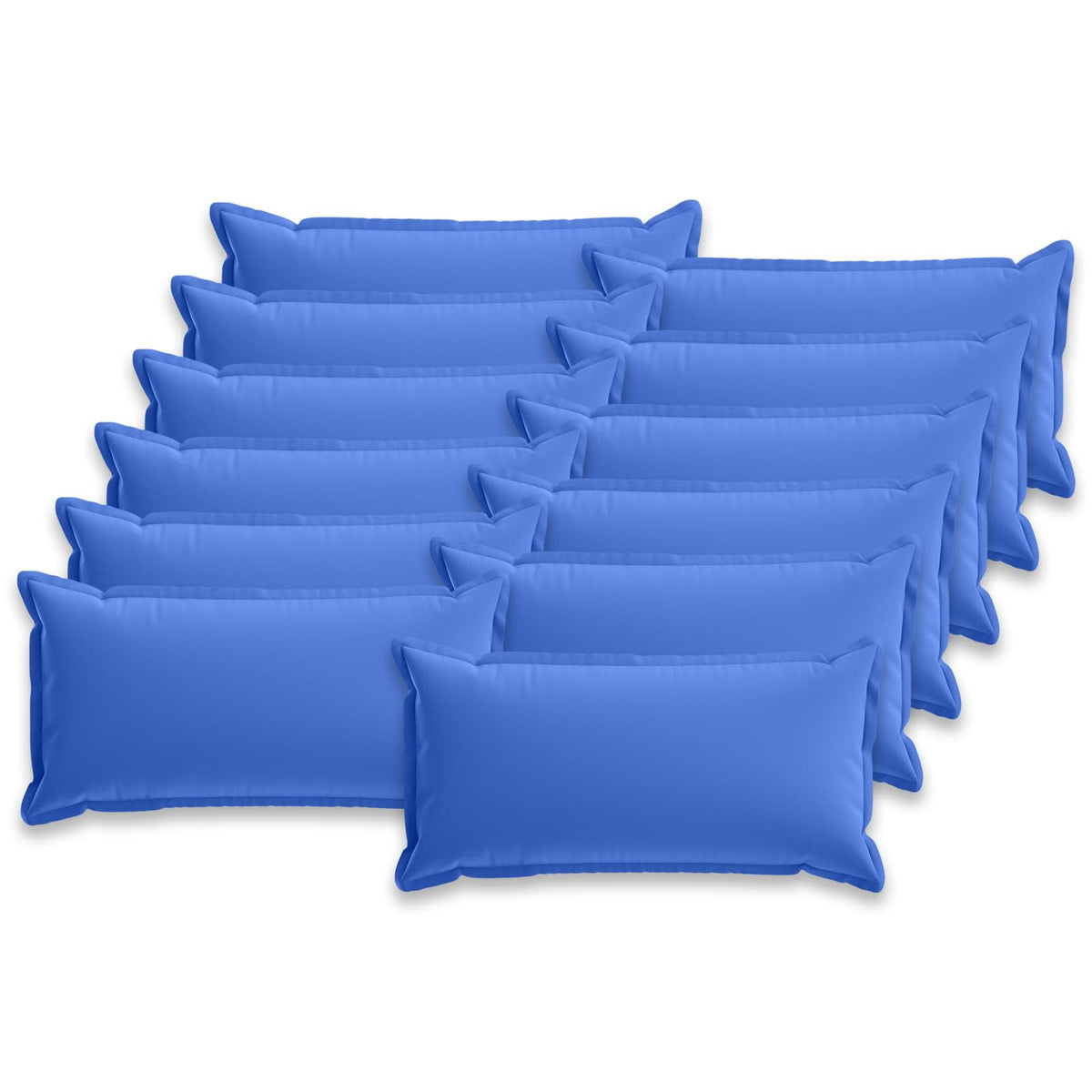 Cushion Cover 12 pcs HOUTEN Royal Blue 40 x 80 cm Polyester