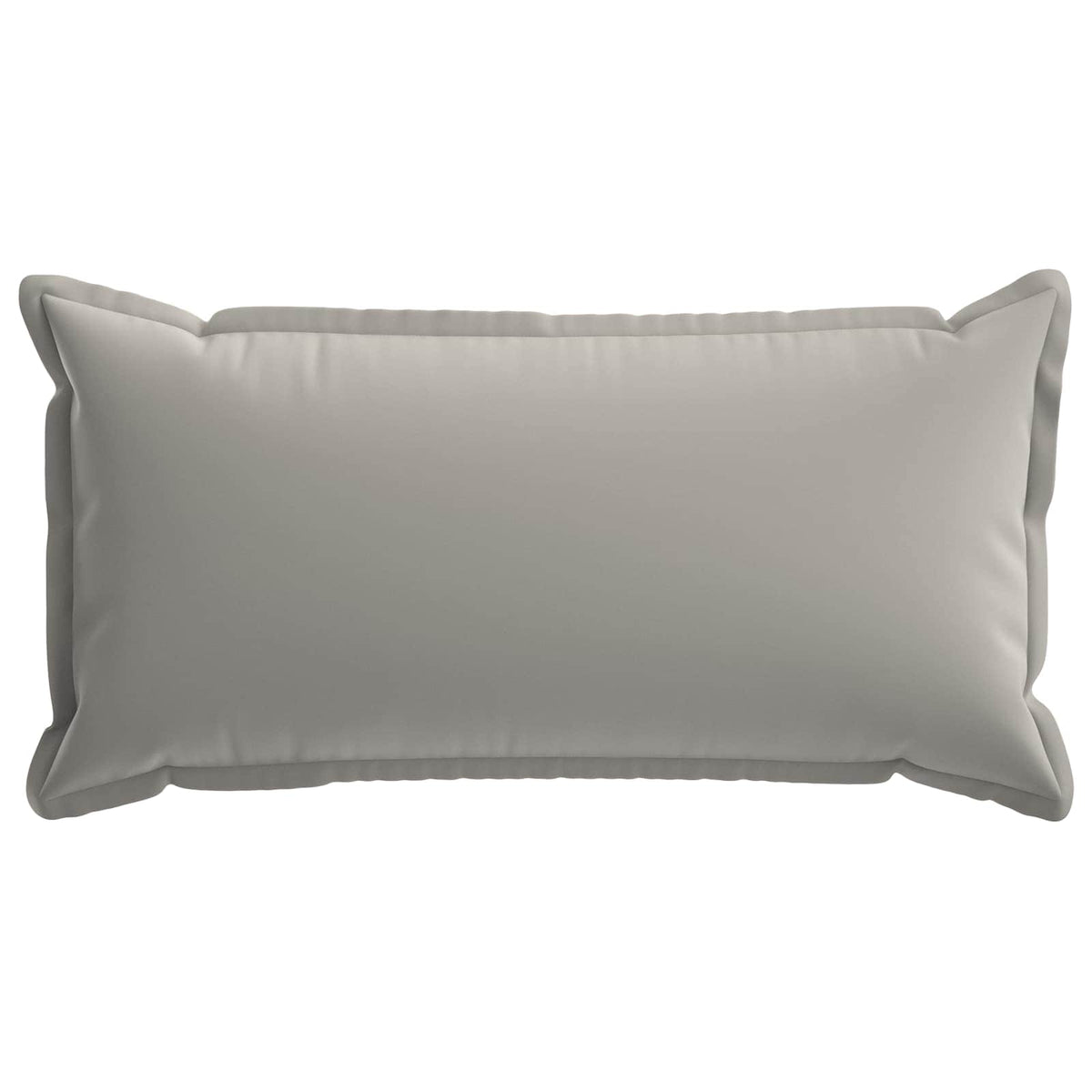 Cushion Cover 6 pcs HOUTEN Grey 40 x 80 cm Polyester