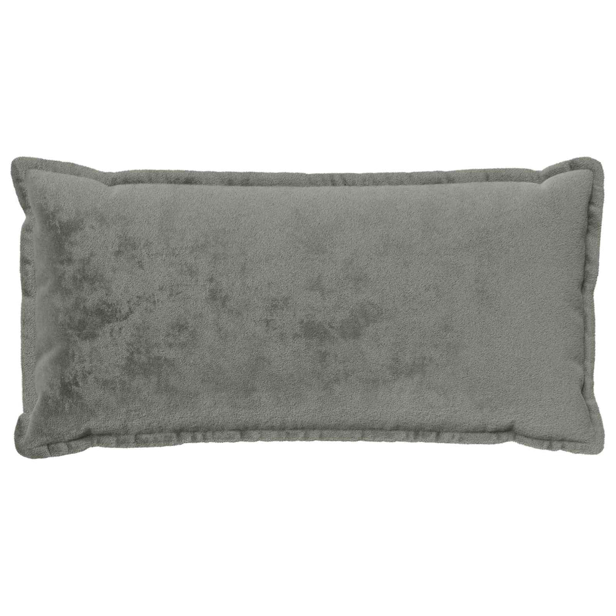 Cushion Cover 2 pcs HOUTEN Dark Grey 40 x 80 cm Flannel