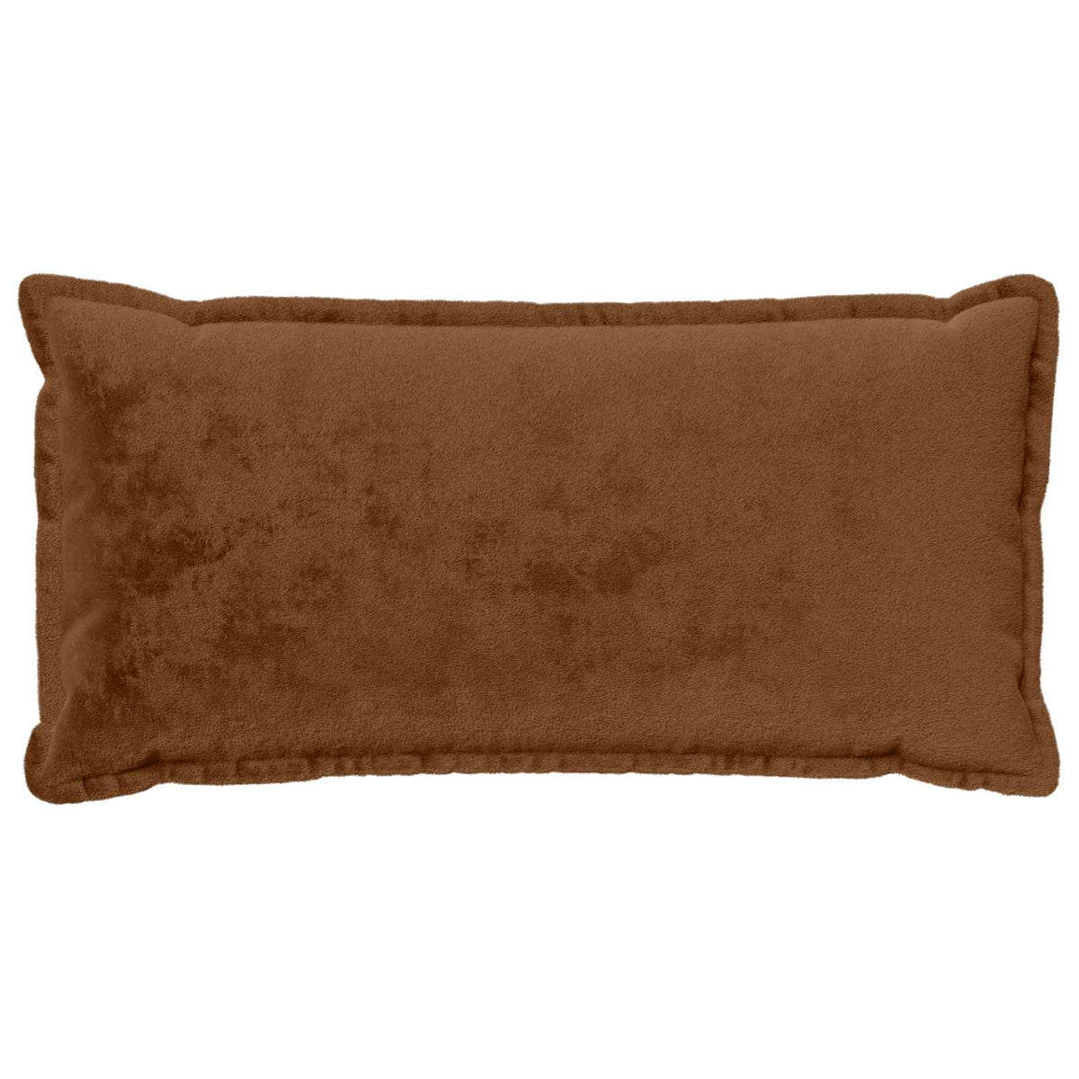 Cushion Cover 2 pcs HOUTEN Light Brown 40 x 80 cm Flannel