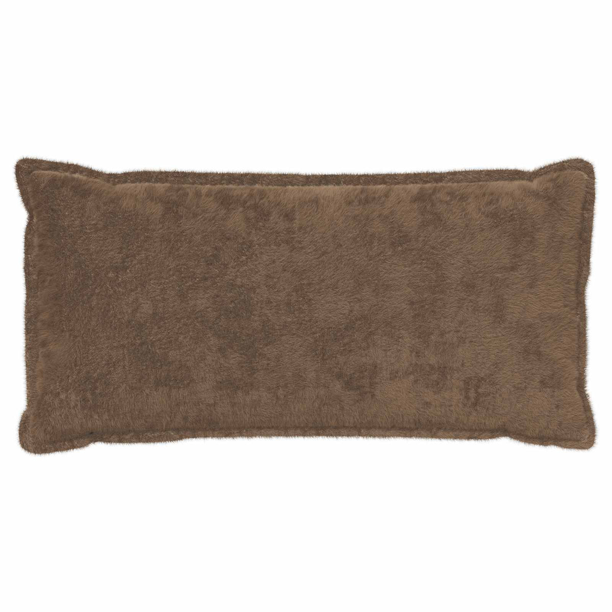 Cushion Cover 2 pcs HOUTEN Light Brown 40 x 80 cm