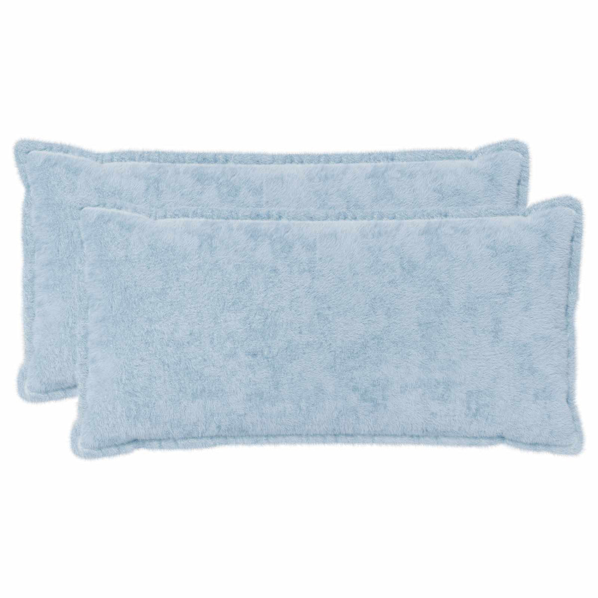 Cushion Cover 2 pcs HOUTEN Light Blue 40 x 80 cm