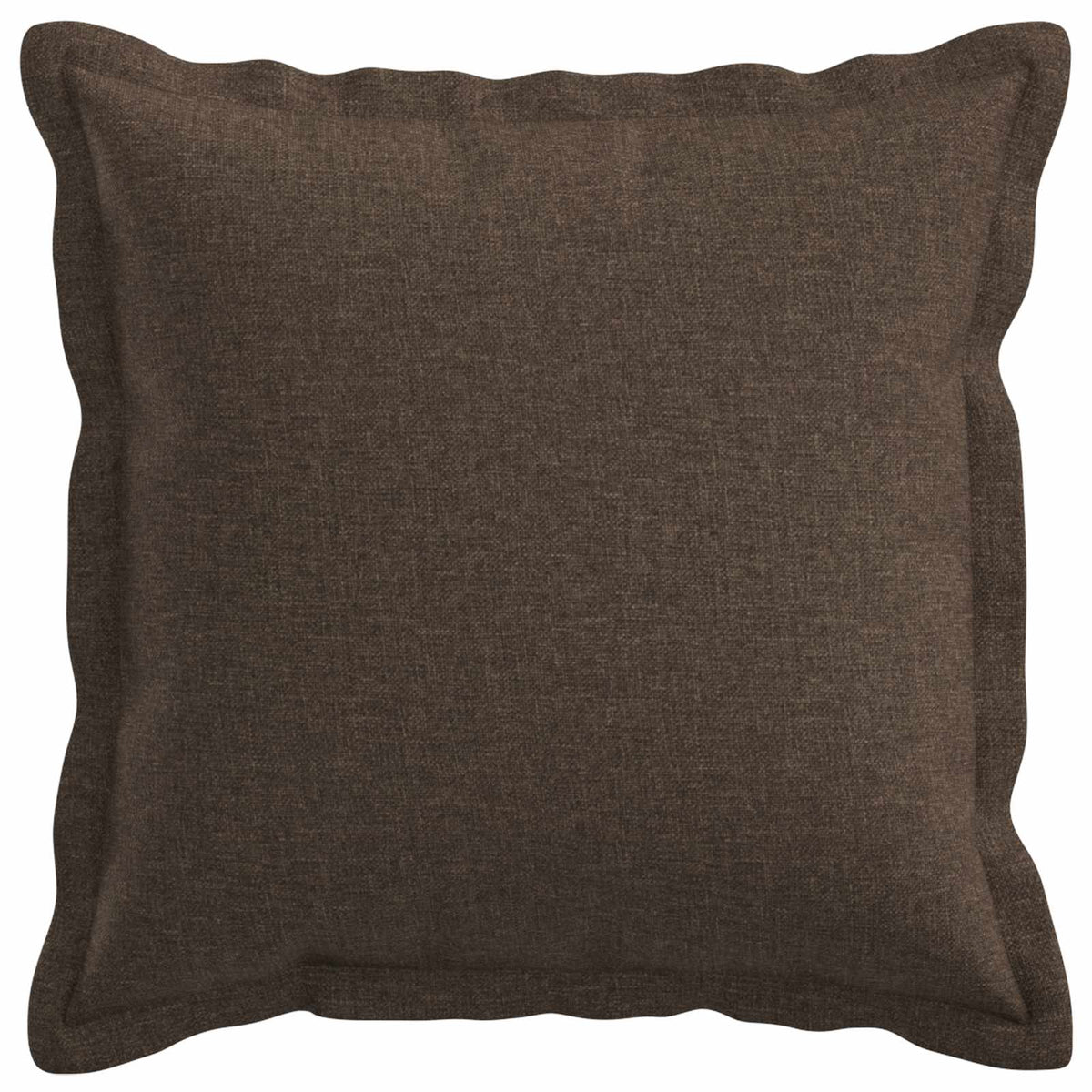 Cushion Cover 6 pcs HOUTEN Taupe 45 x 45 cm Faux Linen