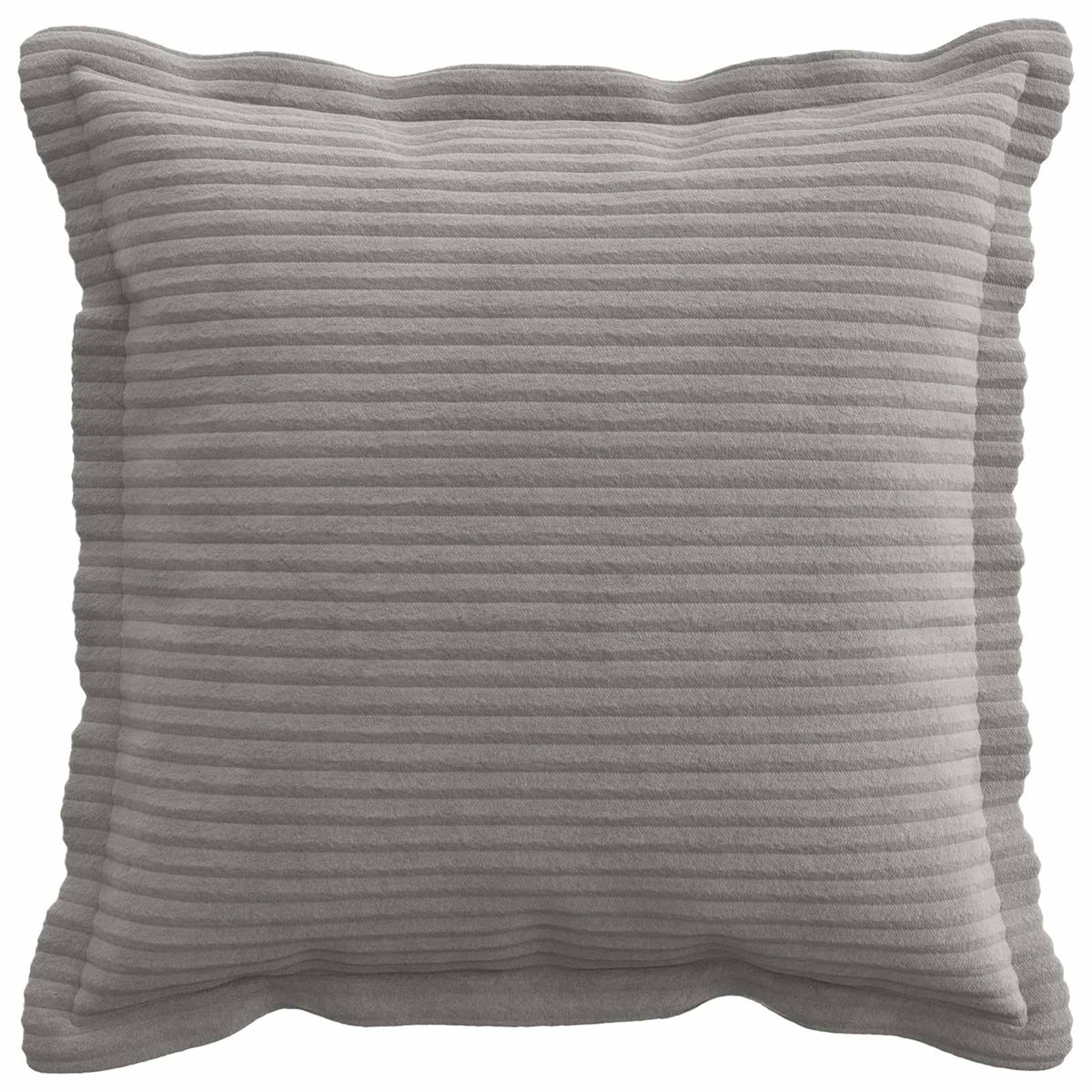 Cushion Cover 12 pcs HOUTEN Light Grey 45 x 45 cm Corduroy