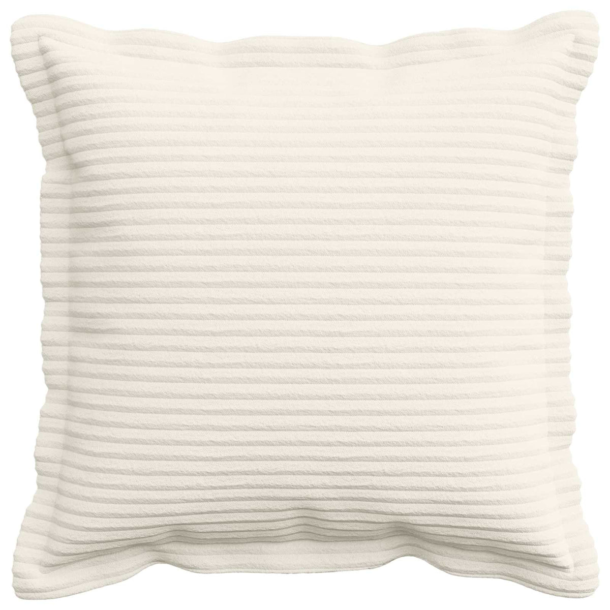 Cushion Cover 2 pcs HOUTEN Cream 45 x 45 cm Corduroy