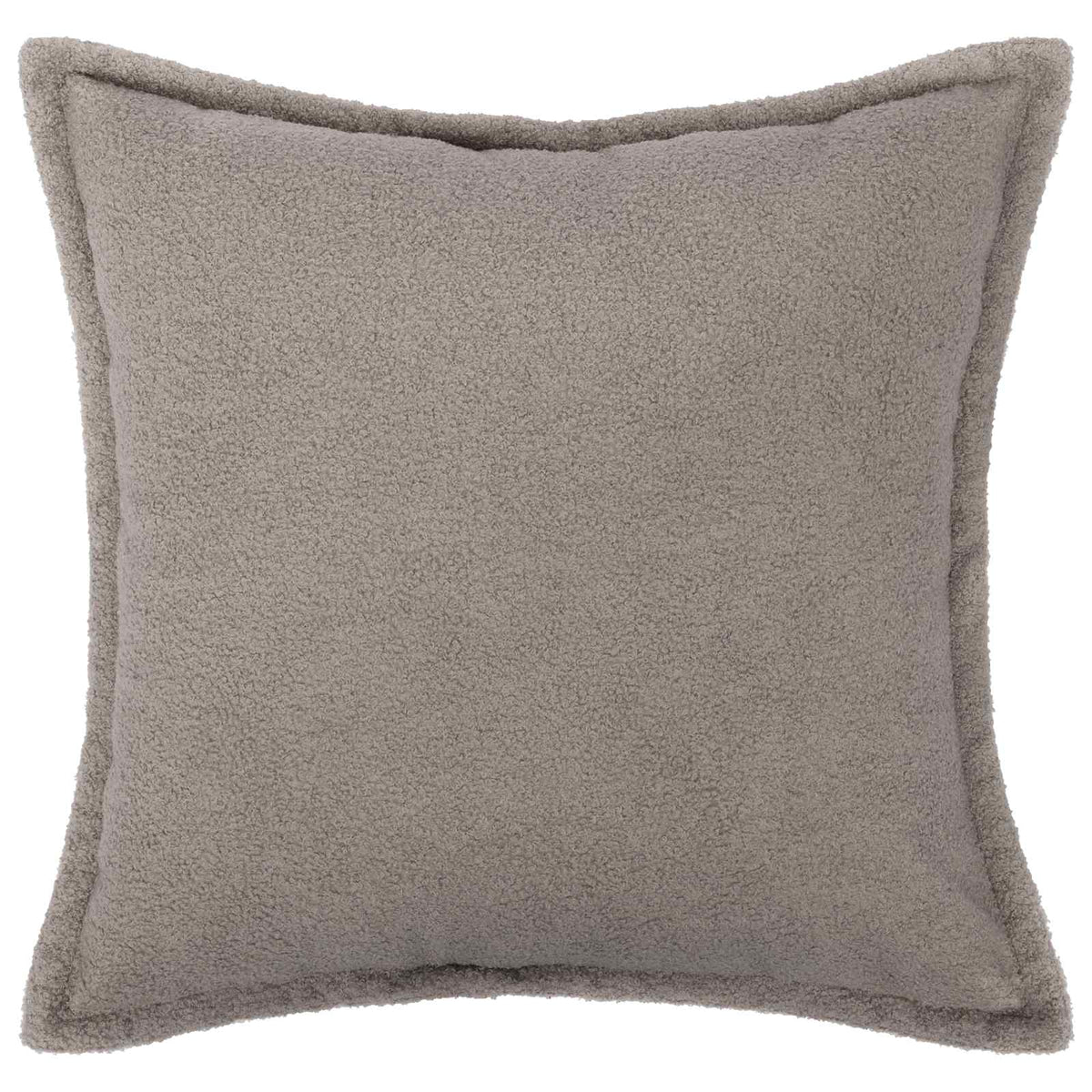 Cushion Cover 6 pcs HOUTEN Light Grey 45 x 45 cm Bouclé
