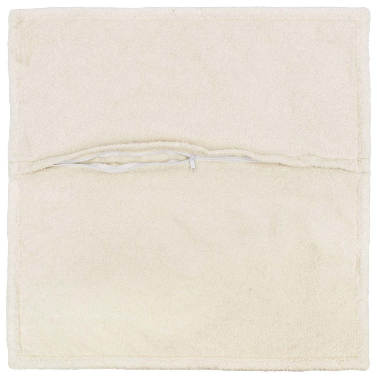 Cushion Cover 2 pcs HOUTEN Cream 45 x 45 cm Bouclé
