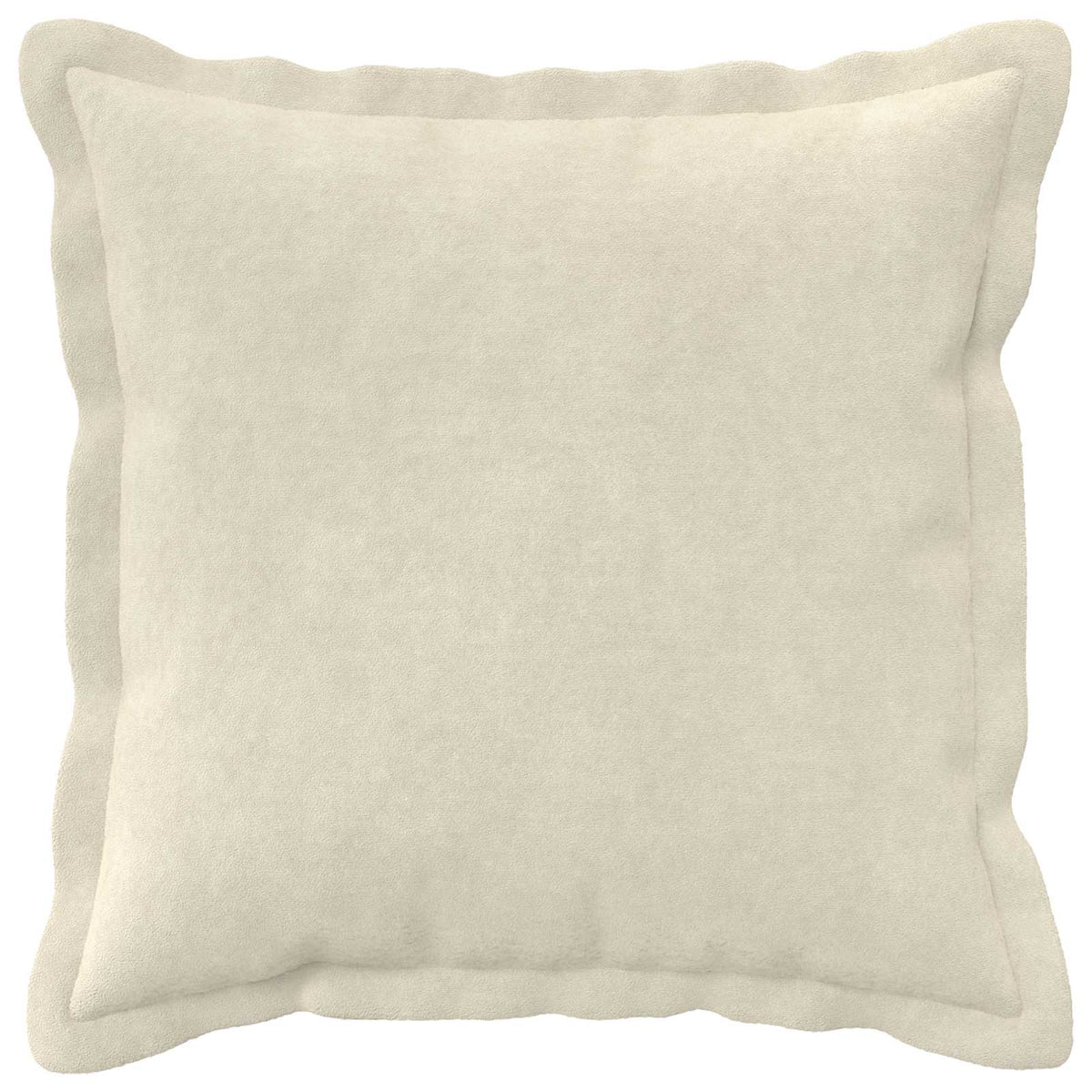 Cushion Cover 6 pcs HOUTEN Cream 45 x 45 cm Microfiber Fleece