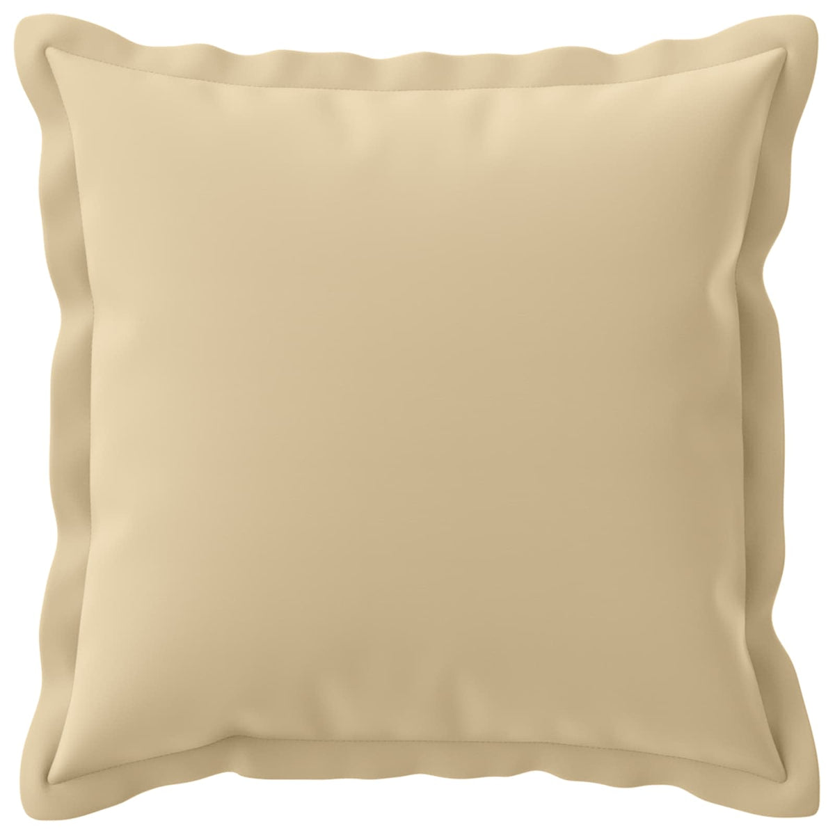 Cushion Cover 12 pcs HOUTEN Beige 45 x 45 cm Polyester