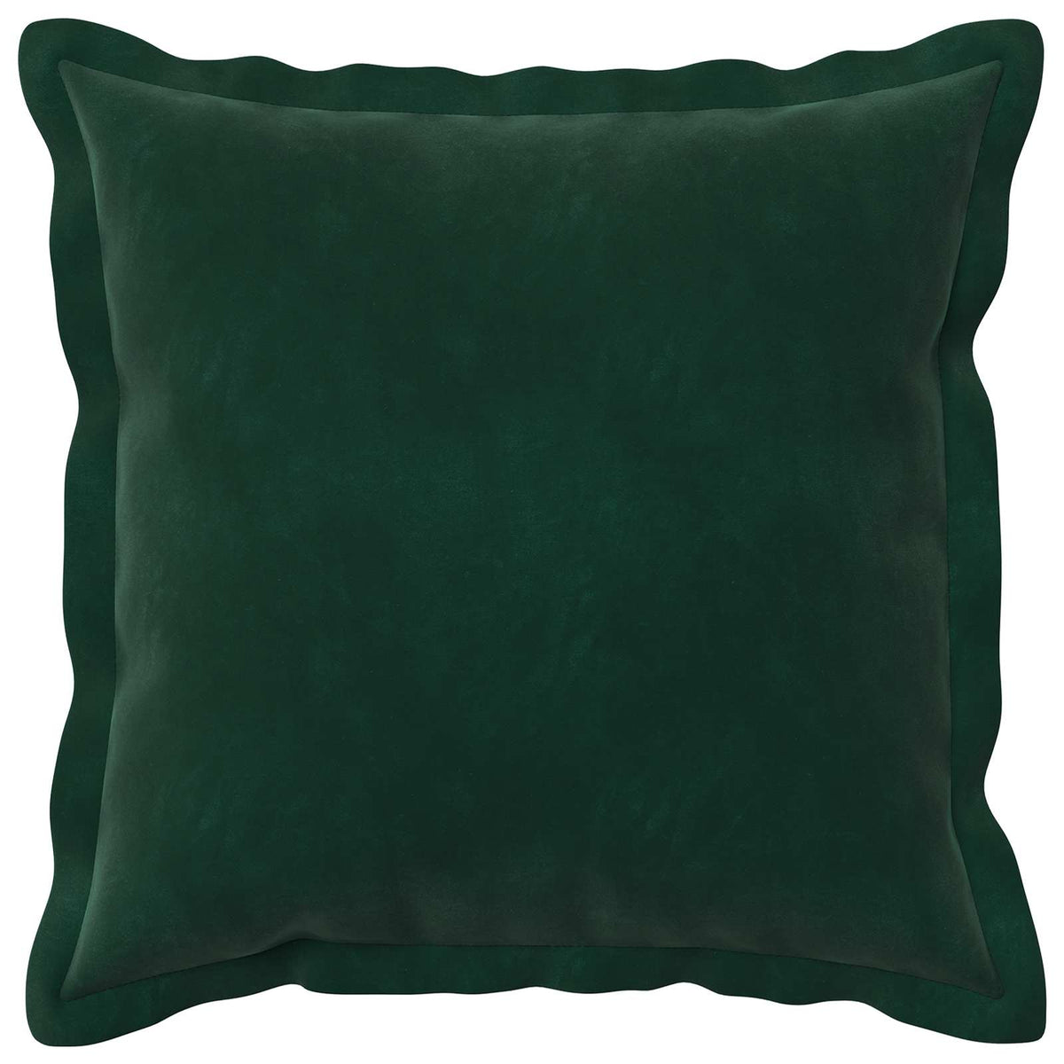 Cushion Cover 2 pcs HOUTEN Dark Green 50 x 50 cm Velvet