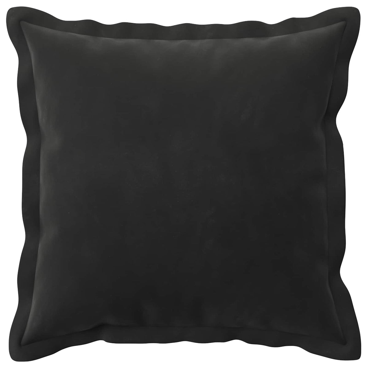Cushion Cover 6 pcs HOUTEN Black 50 x 50 cm Velvet