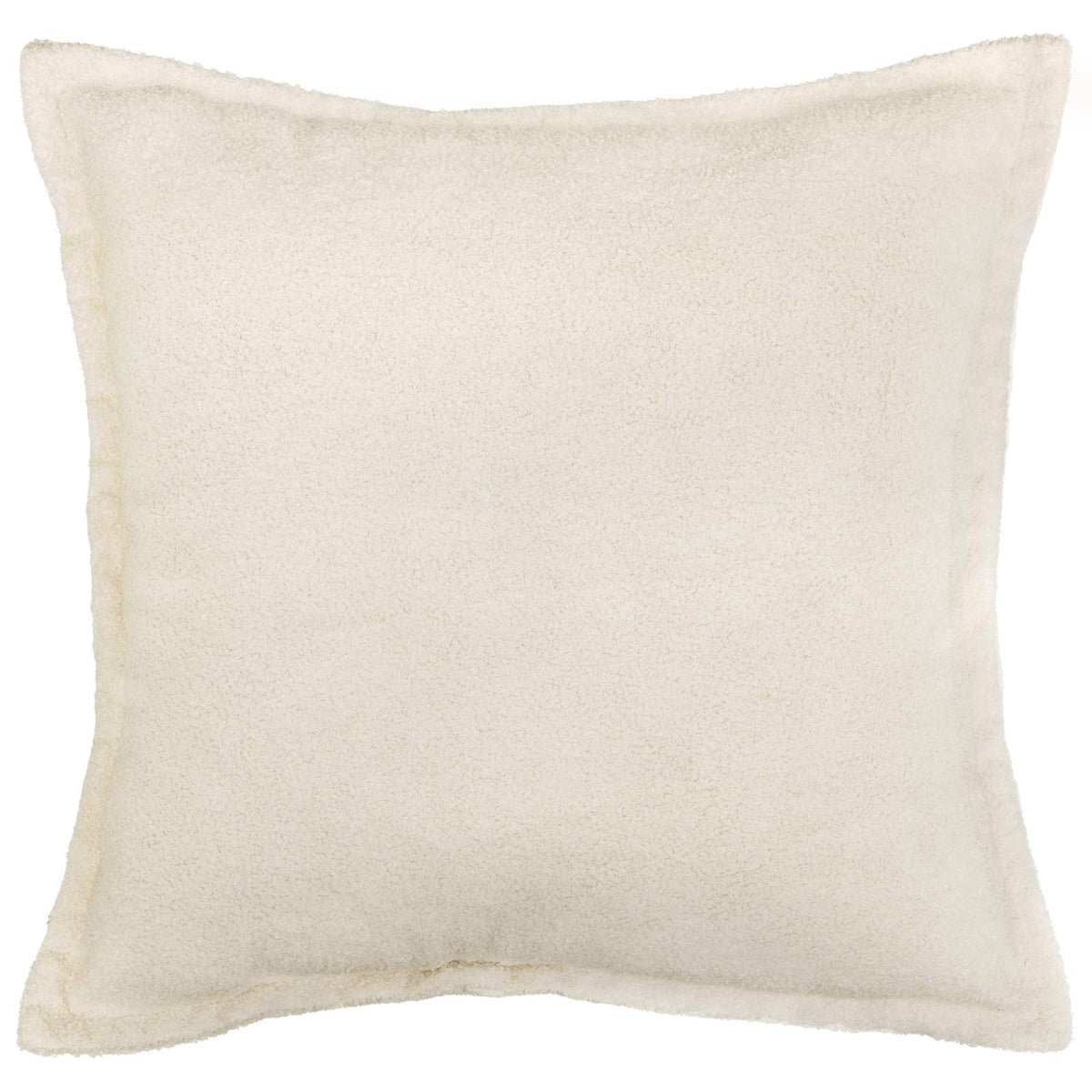 Cushion Cover 2 pcs HOUTEN Cream 50 x 50 cm Bouclé