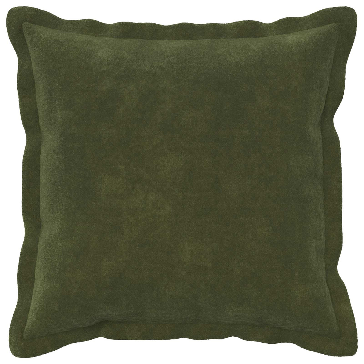 Cushion Cover 6 pcs HOUTEN Green 50 x 50 cm Microfiber Fleece