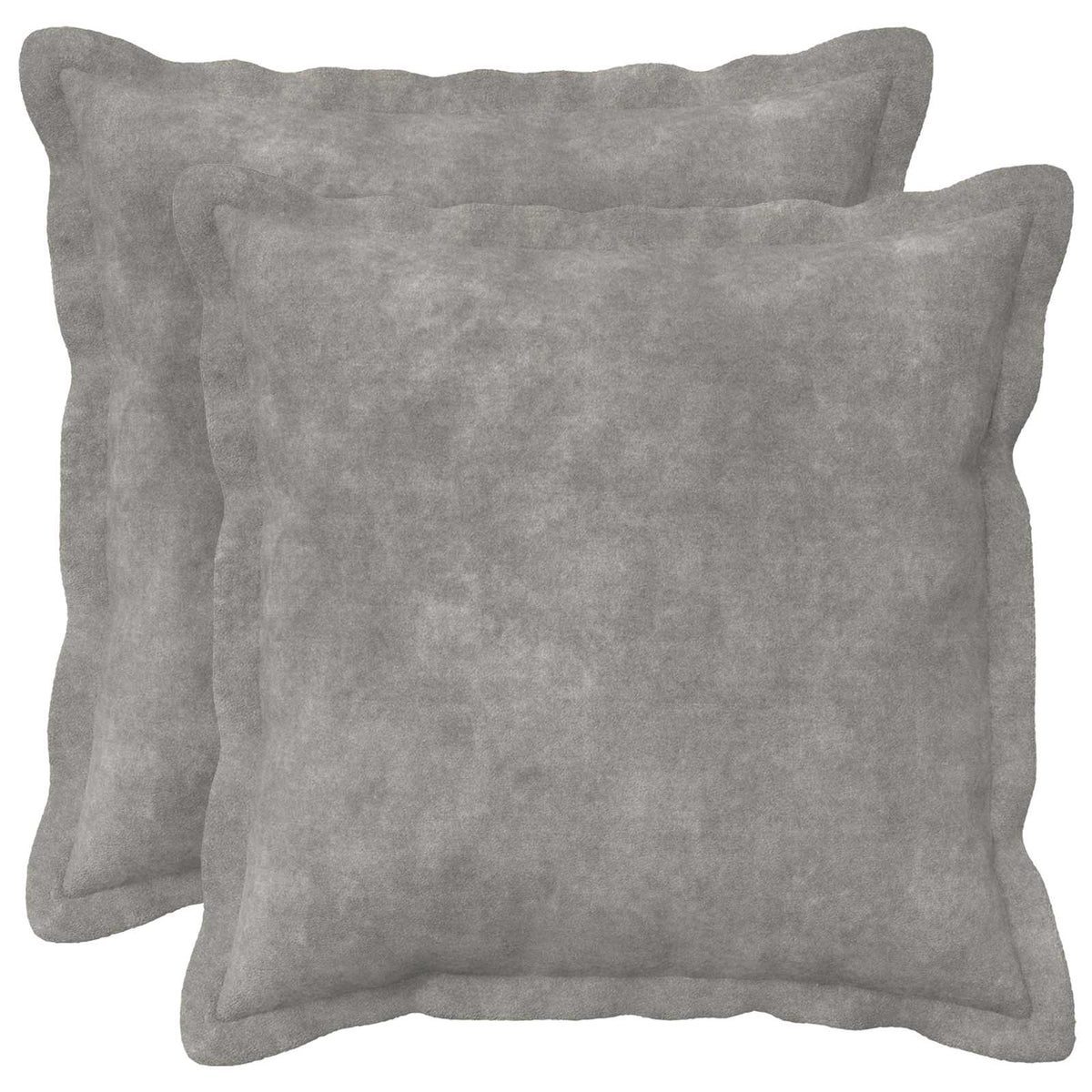 Cushion Cover 2 pcs HOUTEN Light Grey 50 x 50 cm