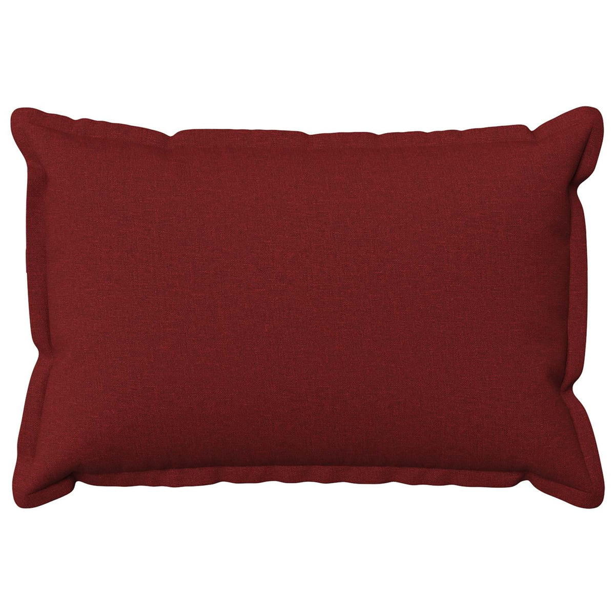 Cushion Cover 6 pcs HOUTEN Wine Red 50 x 70 cm Faux Linen