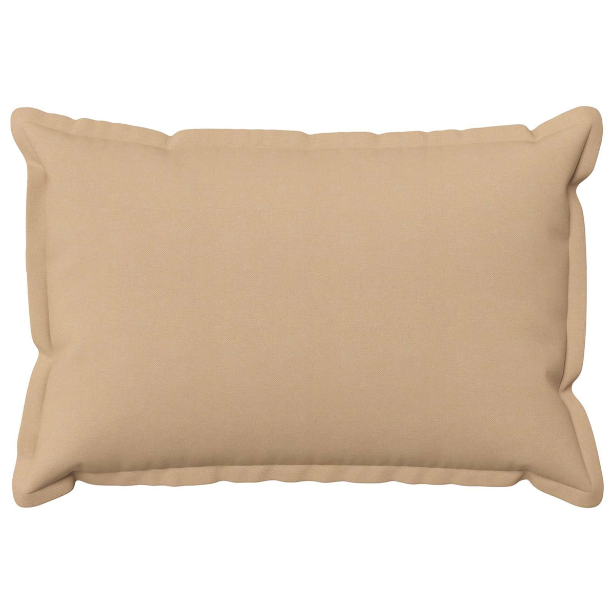 Cushion Cover 2 pcs HOUTEN Cream 50 x 70 cm Faux Linen