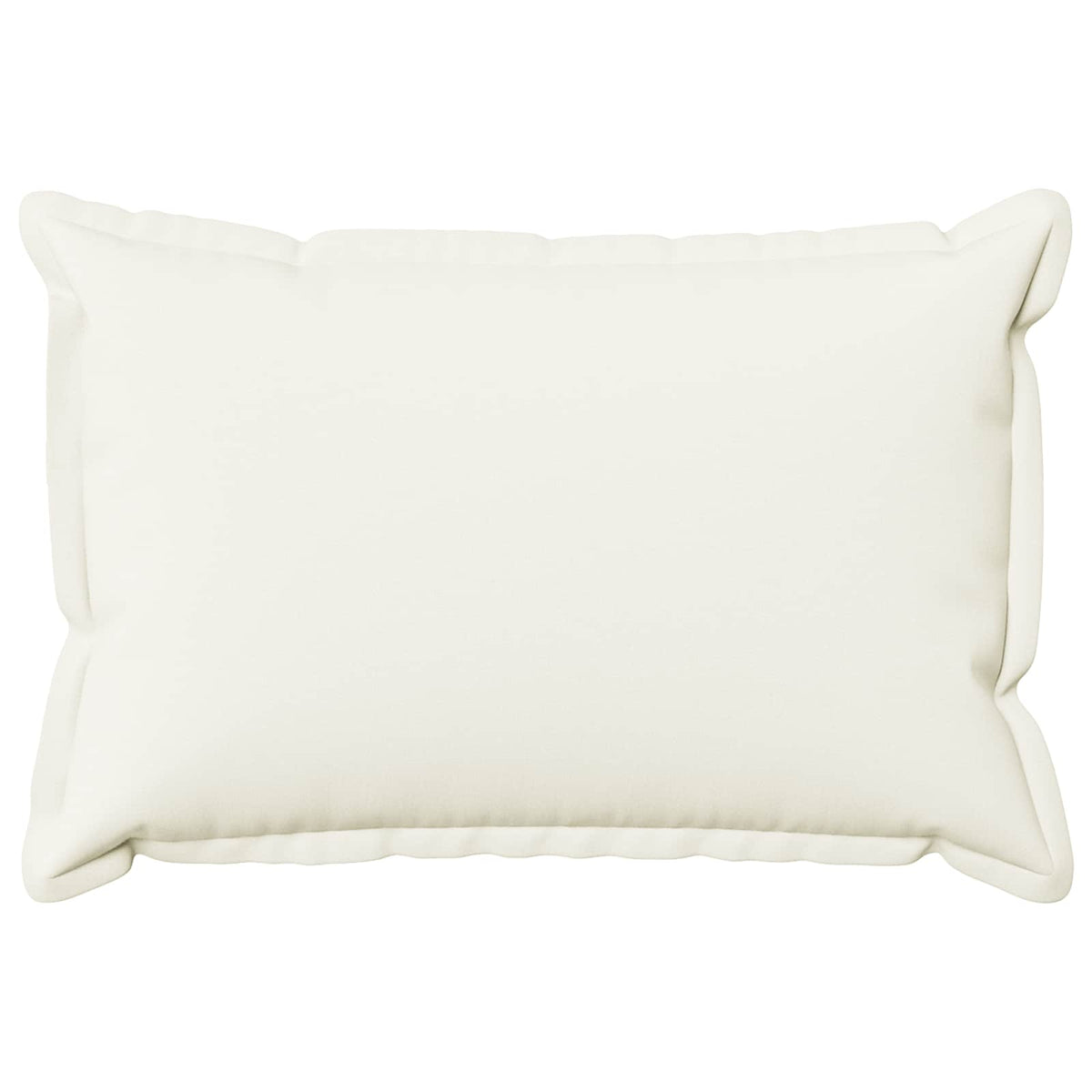 Cushion Cover 6 pcs HOUTEN White 50 x 70 cm Faux Linen