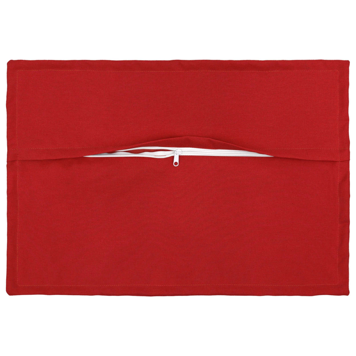 Cushion Cover 6 pcs HOUTEN Red 50 x 70 cm Faux Linen