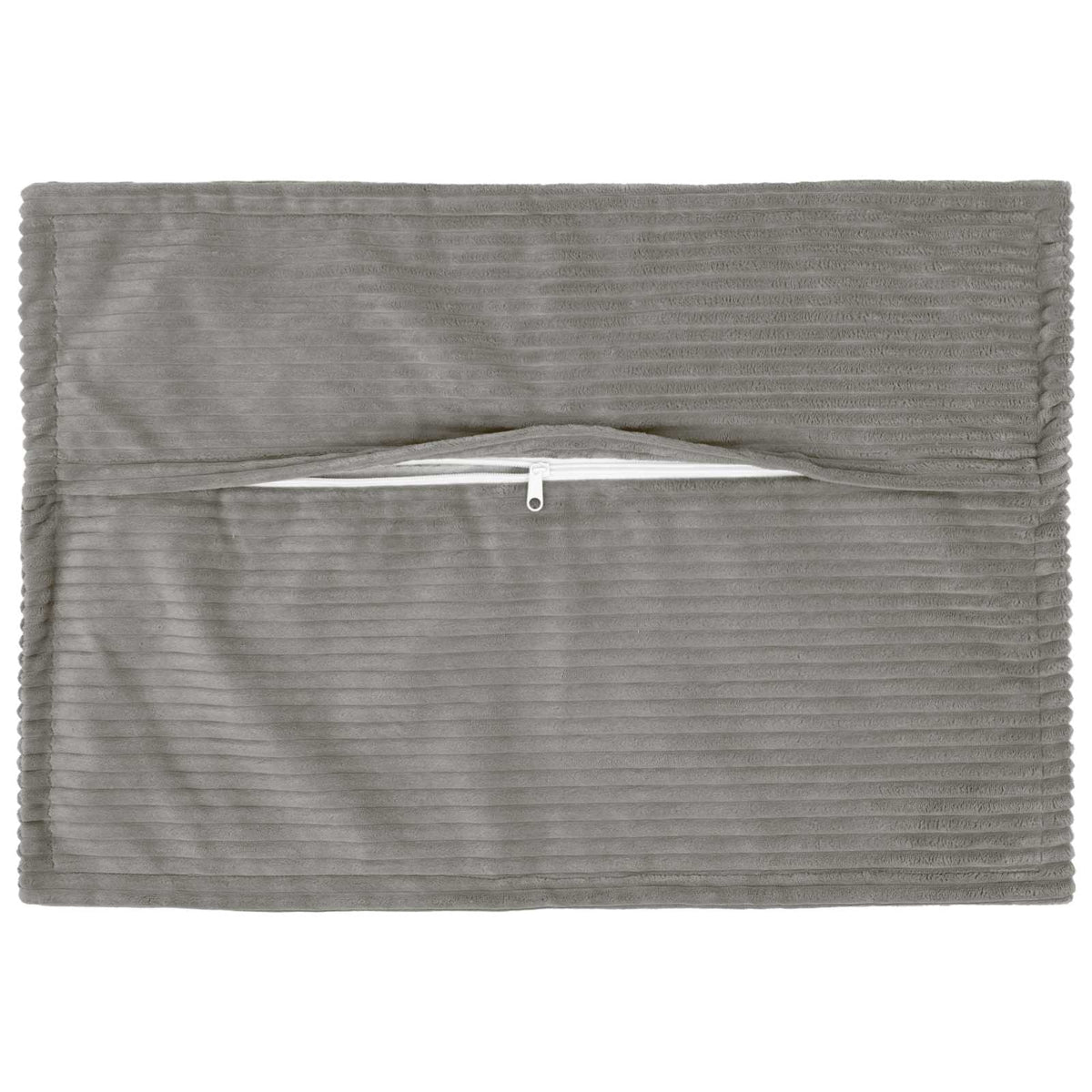 Cushion Cover 6 pcs HOUTEN Light Grey 50 x 70 cm Corduroy