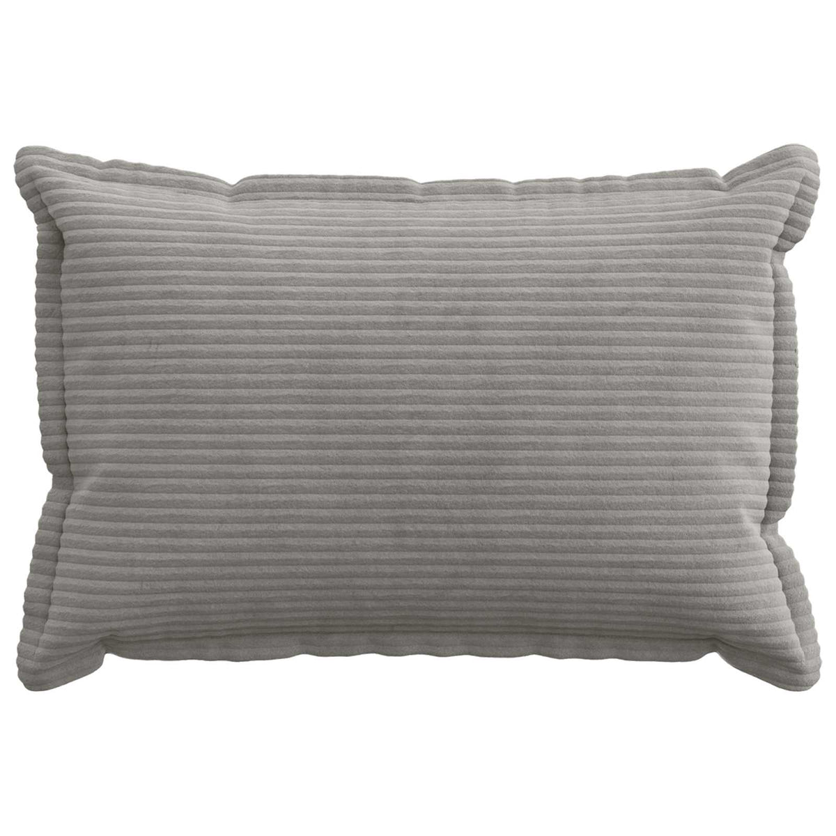Cushion Cover 6 pcs HOUTEN Light Grey 50 x 70 cm Corduroy