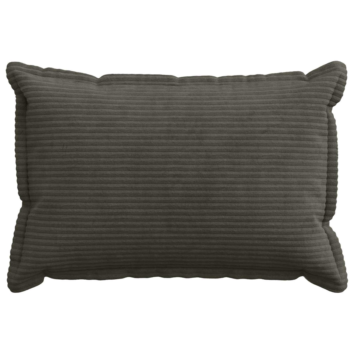 Cushion Cover 6 pcs HOUTEN Anthracite 50 x 70 cm Corduroy