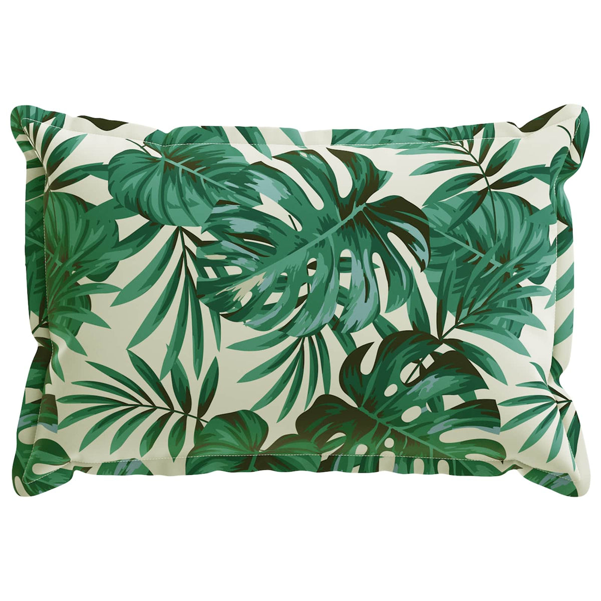 Cushion Cover 2 pcs HOUTEN Leaf Pattern 50 x 70 cm Polyester