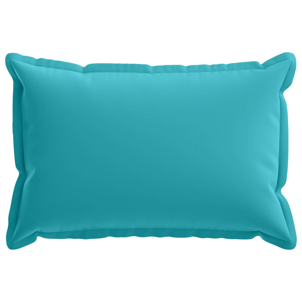 Cushion Cover 2 pcs HOUTEN Turquoise 50 x 70 cm Polyester