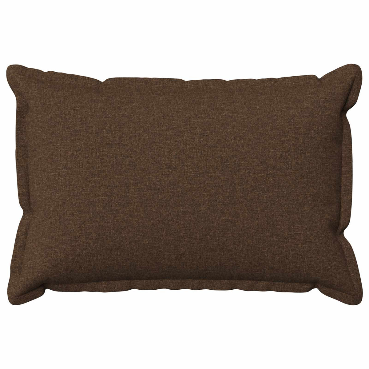 Cushion Cover 6 pcs HOUTEN Brown 50 x 75 cm Faux Linen